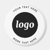 Einfache Logos für Textverarbeitung Magnet (Vorne)