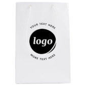 Einfache Logos für Textverarbeitung Mittlere Geschenktüte (Vorderseite)