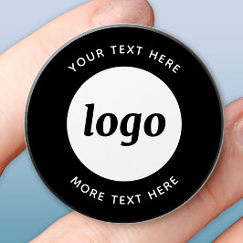 Einfache Logos für Textverarbeitung PopSocket