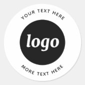 Einfache Logos für Textverarbeitung Runder Aufkleber (Vorderseite)