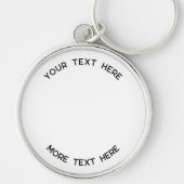 Einfache Logos für Textverarbeitung Schlüsselanhänger (Vorne)