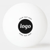 Einfache Logos für Textverarbeitung Tischtennisball (Rückseite)