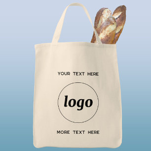 Einfache Logos für Textverarbeitung Tragetasche
