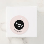 Einfache Logos und Text-Business-Blush Rosa Preis- Geschenkanhänger (Beispiel)