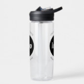Einfache Logos und Text-Business-Flasche Trinkflasche (Links)