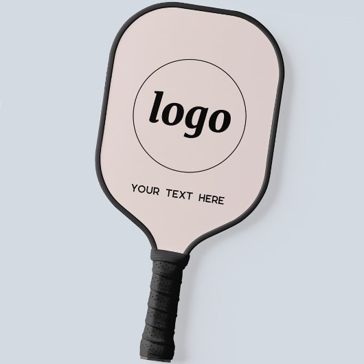 Einfache Logos und Text für Unternehmen - Rosa Far Pickleball Schläger