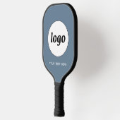 Einfache Logos und Text Pickleball Schläger (Links)