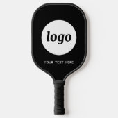 Einfache Logos und Textdateien Pickleball Schläger (Vorderseite)