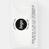 Einfache Logos und Texte Banner (Vertikal)