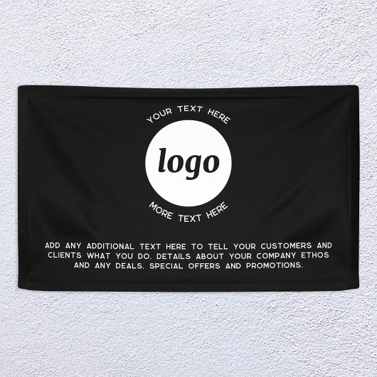 Einfache Logos und Texte Banner