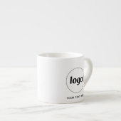 Einfache Logos und Texte Espressotasse (Vorderseite Rechts)