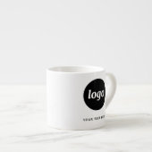 Einfache Logos und Texte Espressotasse (Vorderseite Rechts)