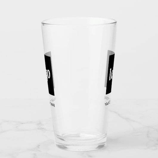 Einfache Logos und Texte Glas (Links)