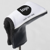Einfache Logos und Texte Golf Headcover (3/4 Vorderseite)