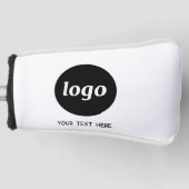 Einfache Logos und Texte Golf Headcover (Vorderseite)