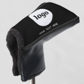 Einfache Logos und Texte Golf Headcover (3/4 Vorderseite)