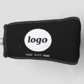 Einfache Logos und Texte Golf Headcover (Vorderseite)