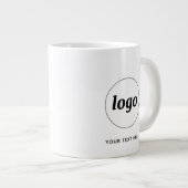 Einfache Logos und Texte Jumbo-Tasse (Vorderseite Rechts)