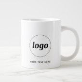 Einfache Logos und Texte Jumbo-Tasse (Rechts)
