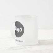 Einfache Logos und Texte Mattglastasse (Vorderseite Links)