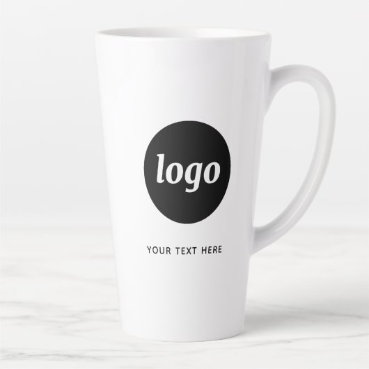 Einfache Logos und Texte Milchtasse (Rechts)