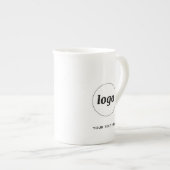 Einfache Logos und Texte Porzellantasse (Vorderseite Rechts)