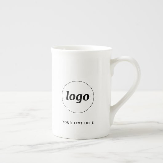 Einfache Logos und Texte Porzellantasse (Rechts)