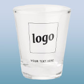 Einfache Logos und Texte Schnapsglas