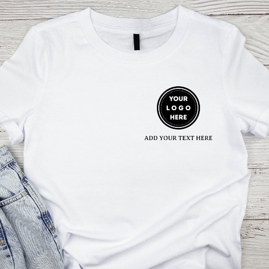Einfache Logos und Texte T-Shirt