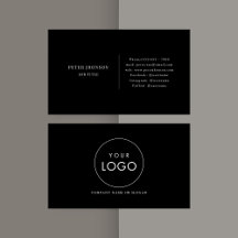 Einfache Logos von Black and White Social Media Co