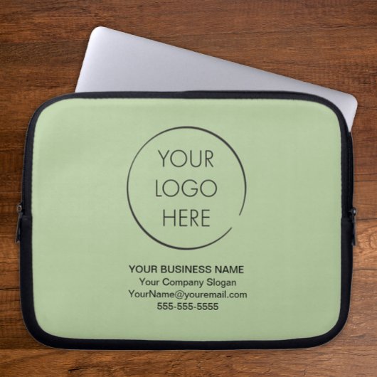 Einfache Logowerbe-Tasche, Geschäft oder Shop, Laptopschutzhülle