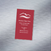 Einfache lokale Zuhause-Services, magnetische Visi Magnetische Visitenkarte (Beispiel)