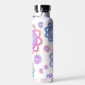 Einfache Lotus Abstrakt Moderne rosa Pasta Trinkflasche (Rechts)