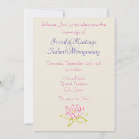 Einfache Lotus-Blume / Wasserlilie Hochzeit