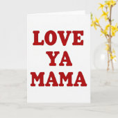 Einfache Love Ya Mama Karte (Gelbe Blume)