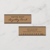 Einfache Loyalitäts-Goldschwarz-Lochkarte Treuekarte (Vorne/Hinten)