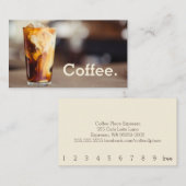 Einfache Loyalitätskarte Treuekarte (Vorne/Hinten)