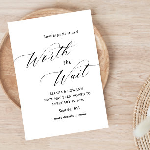 Einfache lustige Änderung der Datumshochzeit Save The Date