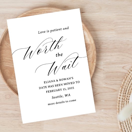 Einfache lustige Änderung der Datumshochzeit Save The Date