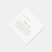 Einfache lustige Fakten über die Hochzeit der Neuv Serviette (Ecke)