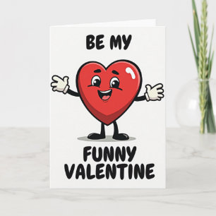 Einfache lustige Valentinskarte Karte