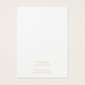 Einfache, luxuriöse geometrische Ohrring-Grafikkar (Rückseite)