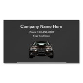 Einfache Luxusmaschine Magnetische Visitenkarte (Vorderseite)