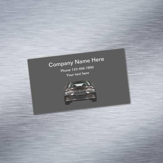 Einfache Luxusmaschine Magnetische Visitenkarte (Beispiel)