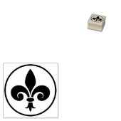 Einfache Lys-Blume, Scrapbook Gummistempel (Stempel)