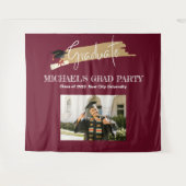 Einfache Magenta Abschluss Foto Stand Hintergrund Wandteppich (Vorderseite (Horizontal))