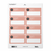 Einfache Mailing-Labels für Firmenlogos (Vorne)