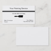 Einfache Maler-Visitenkarte Visitenkarte (Vorne/Hinten)