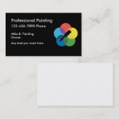 Einfache Maler-Visitenkarten Visitenkarte (Vorne/Hinten)