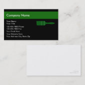 Einfache Maler-Visitenkarten Visitenkarte (Vorne/Hinten)